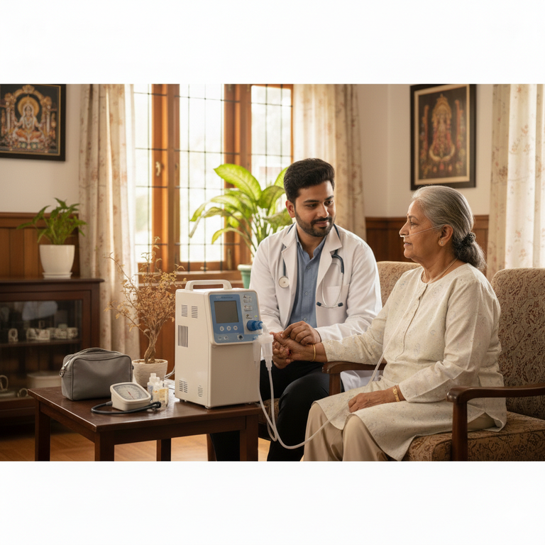 Medical assistance and health monitoring at home in Bangalore