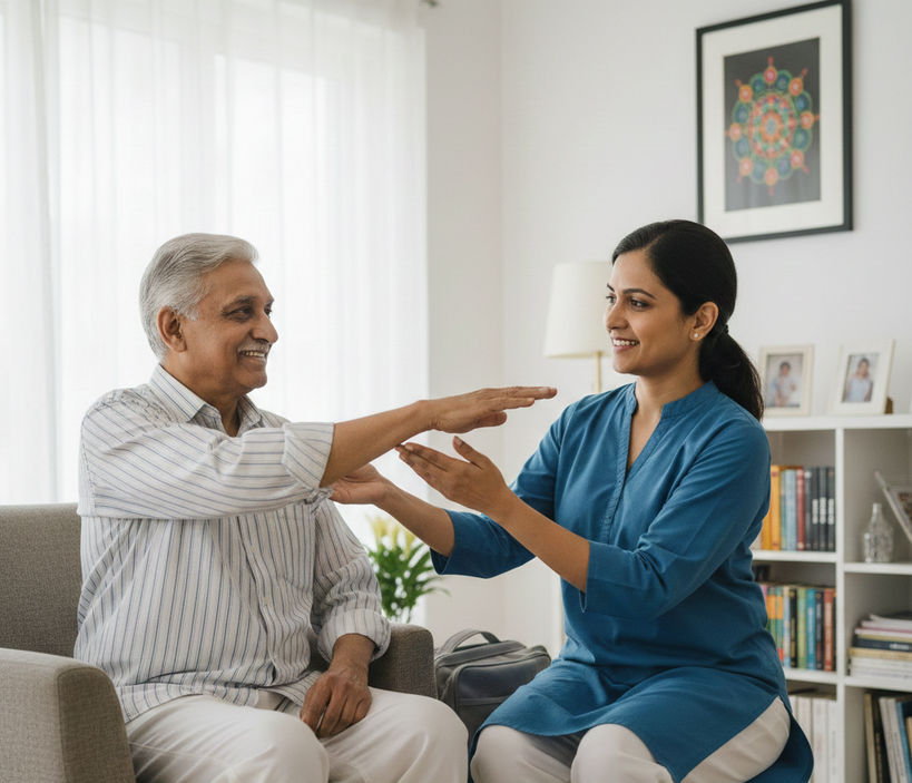 Home physiotherapy and rehabilitation services in Bangalore