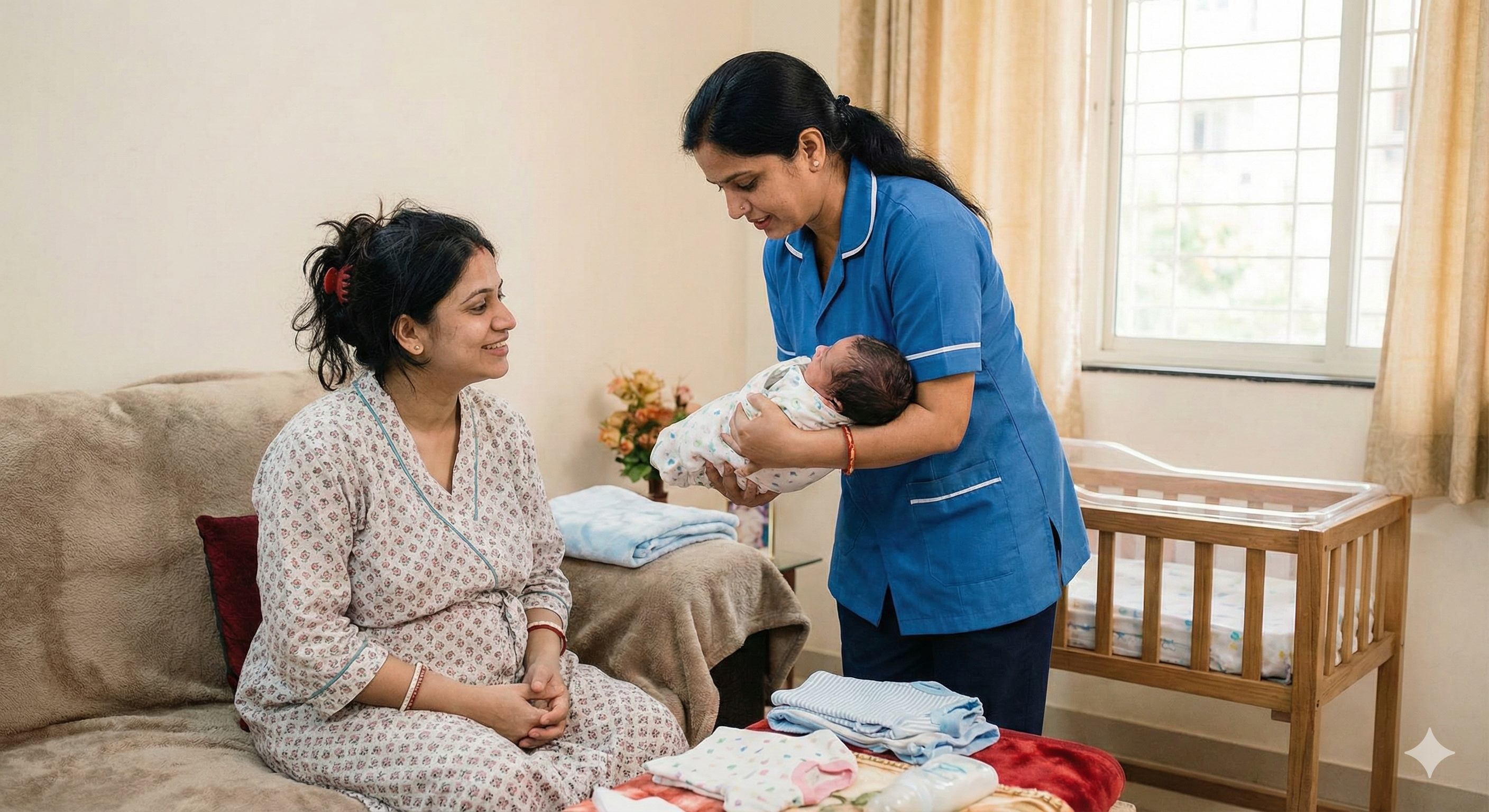 Professional newborn baby care services in Bangalore